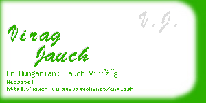 virag jauch business card